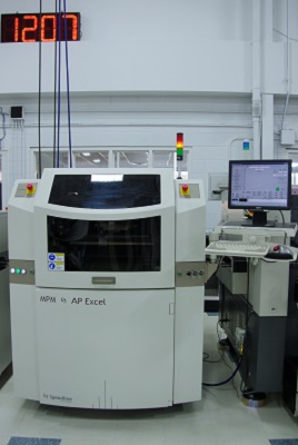 Picture of our MPM stencil printing machine